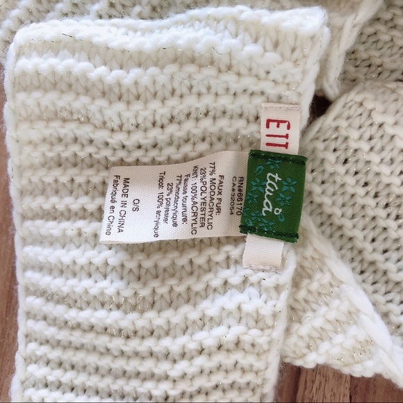 Anthropologie Faux fur scarf/collar - Picture 3 of 4